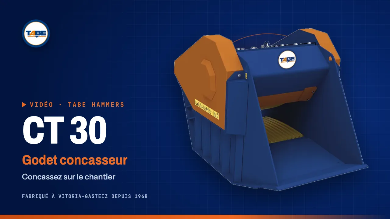 CT 30 Cazo machacador - Crusher bucket