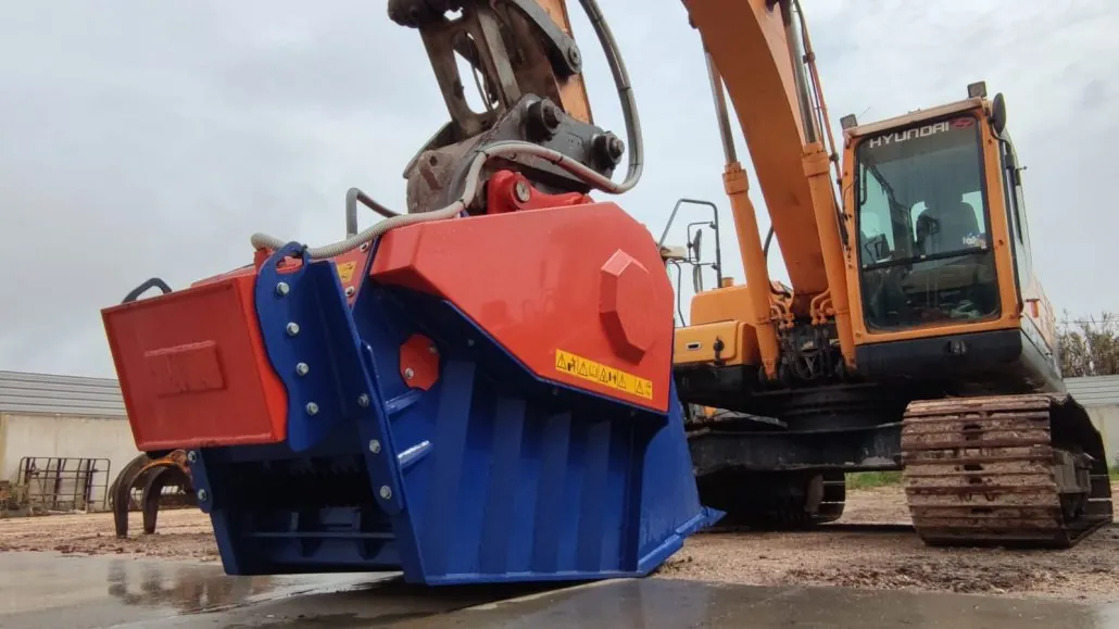 Cazo triturador TABE CT 30 con electroimán